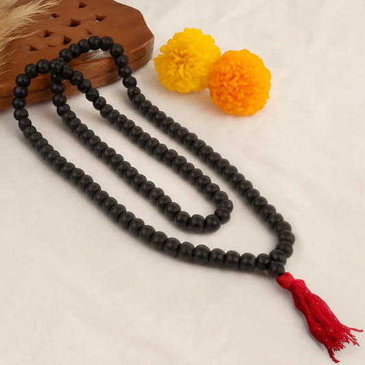 Original Karungali Mala 8mm 108 Beads (Red Thread)